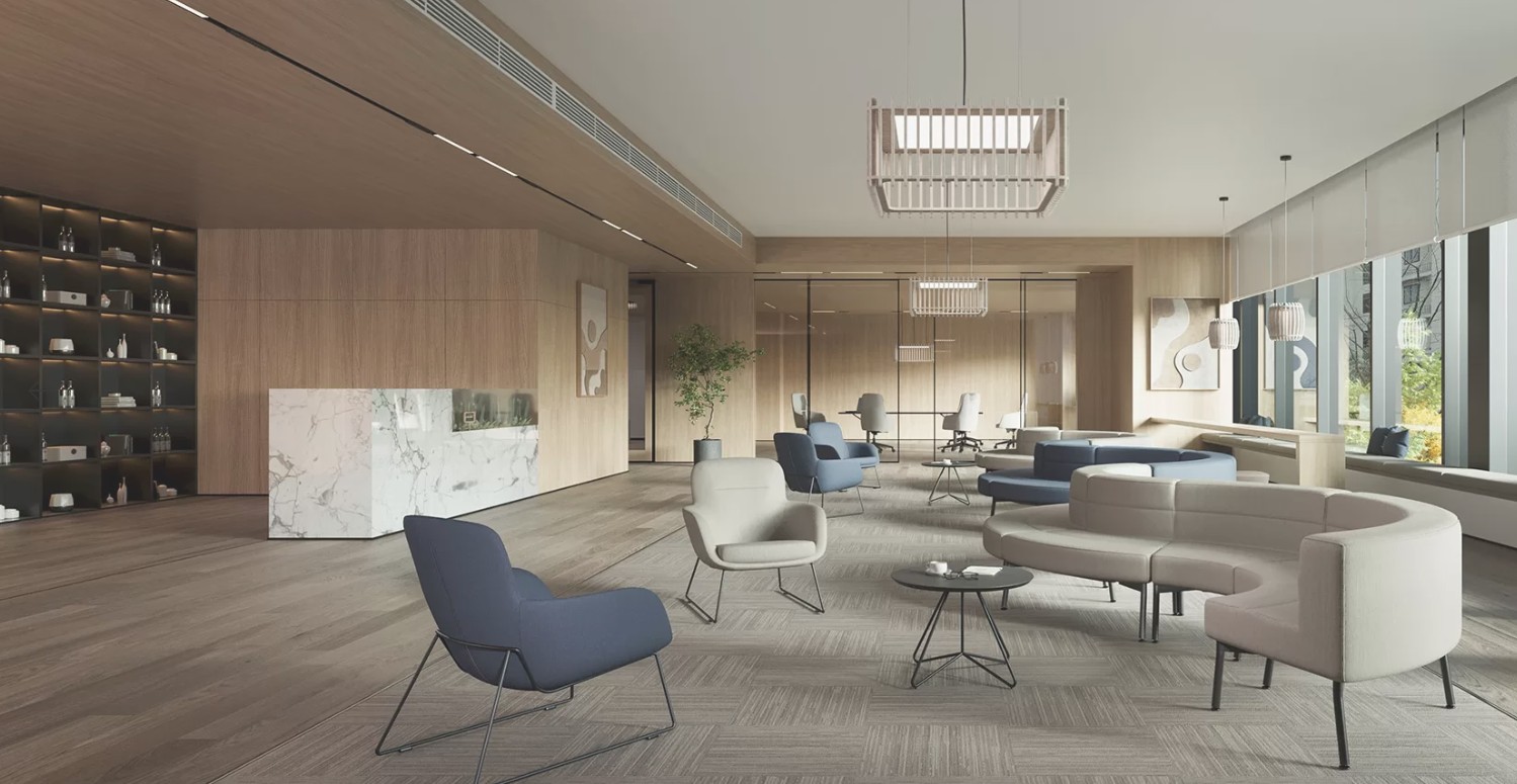 Concept de bureau mobiliers de bureau moderne et design